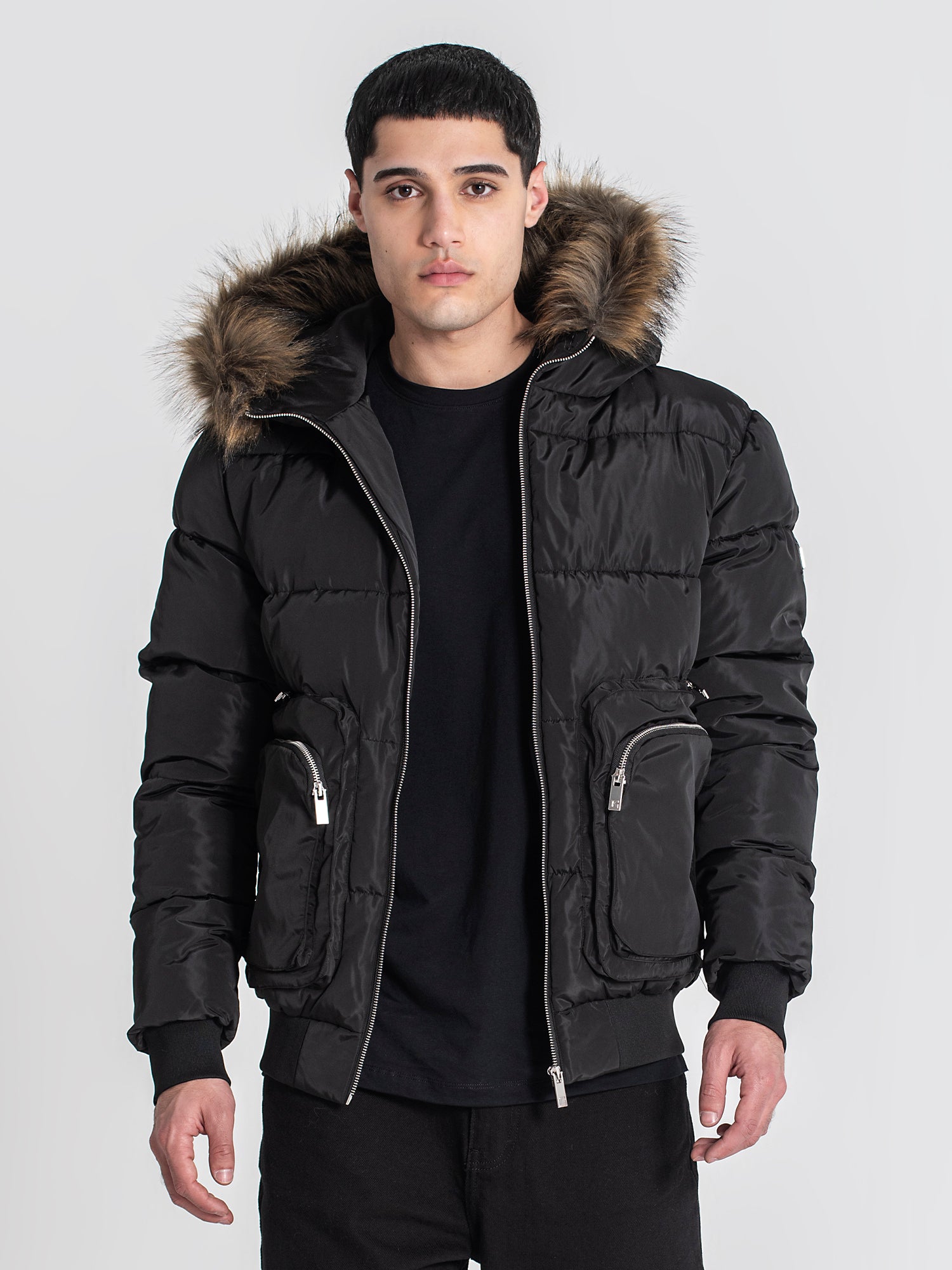puffers / Black Utility Puffer Jacket