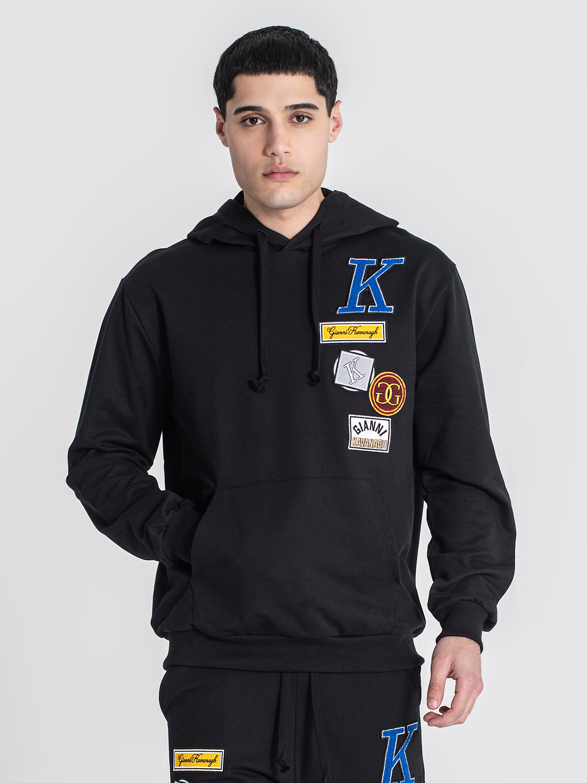 hoodies / Black Collage Hoodie