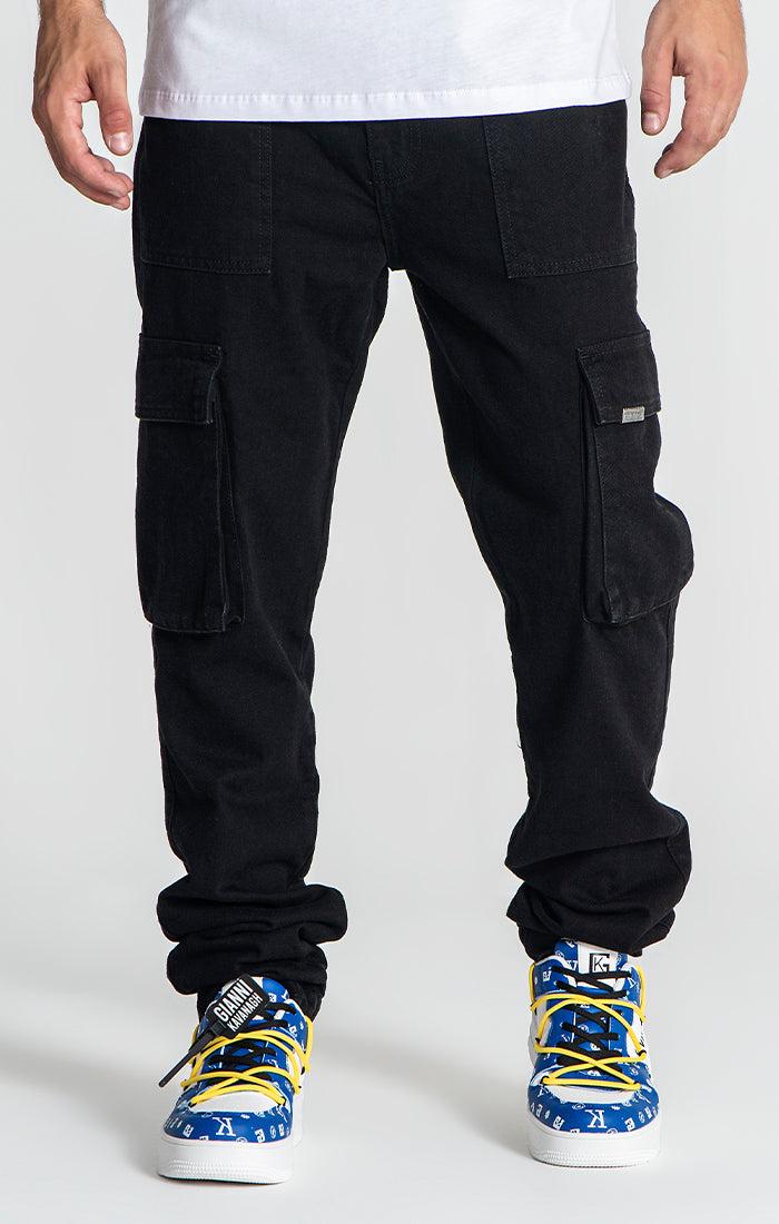 Black Hybrid Cargo Jeans Jeans Gianni Kavanagh