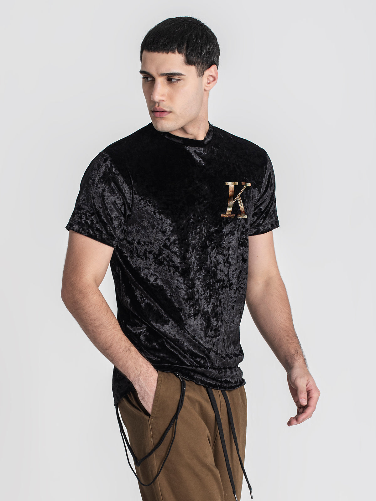 t-shirts / Black K Velvet Tee
