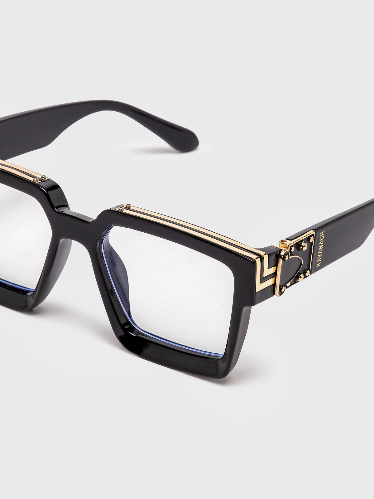 sunglasses / Black Clean Square Sunglasses