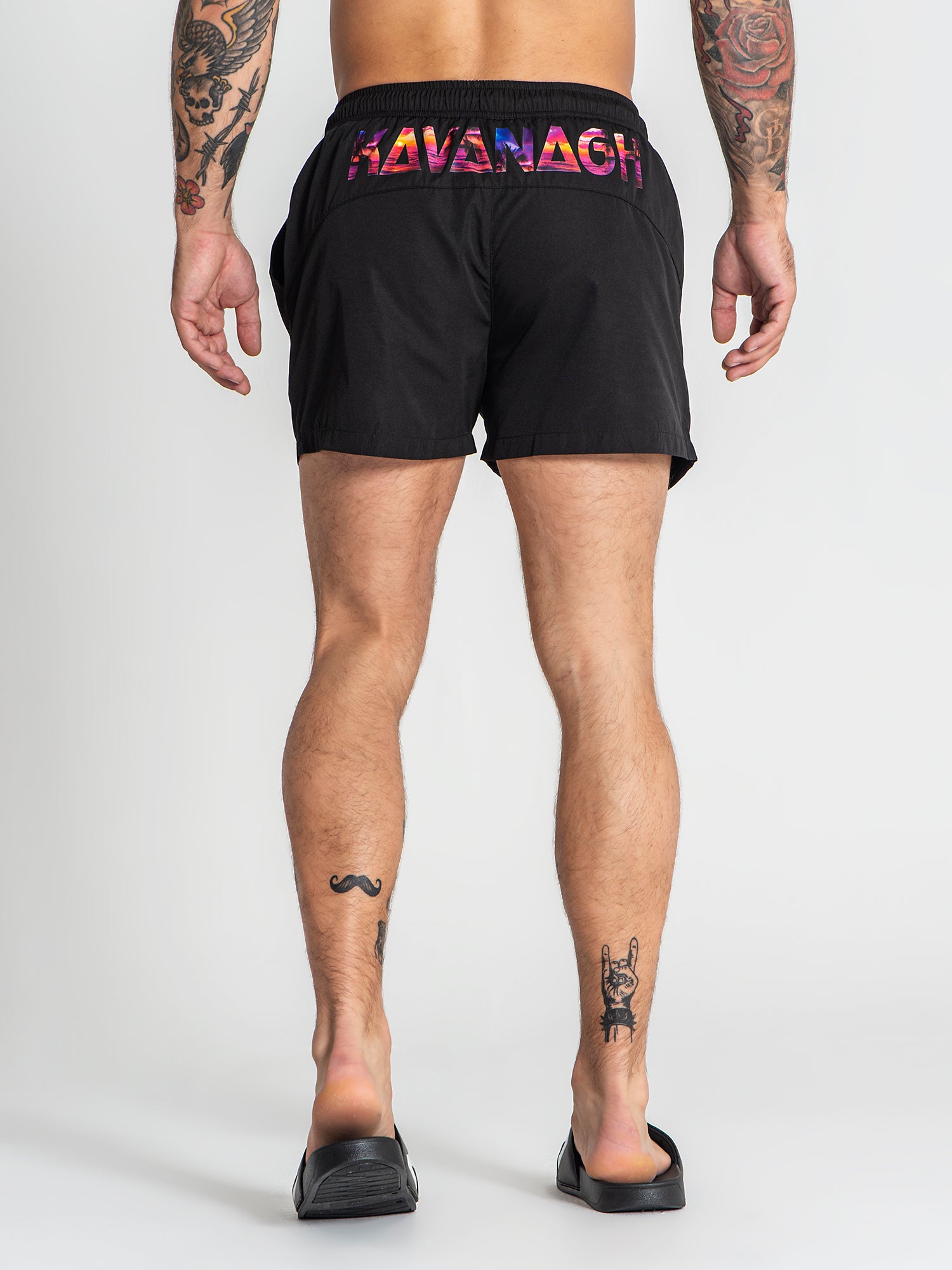 Black Sunset Swimshorts