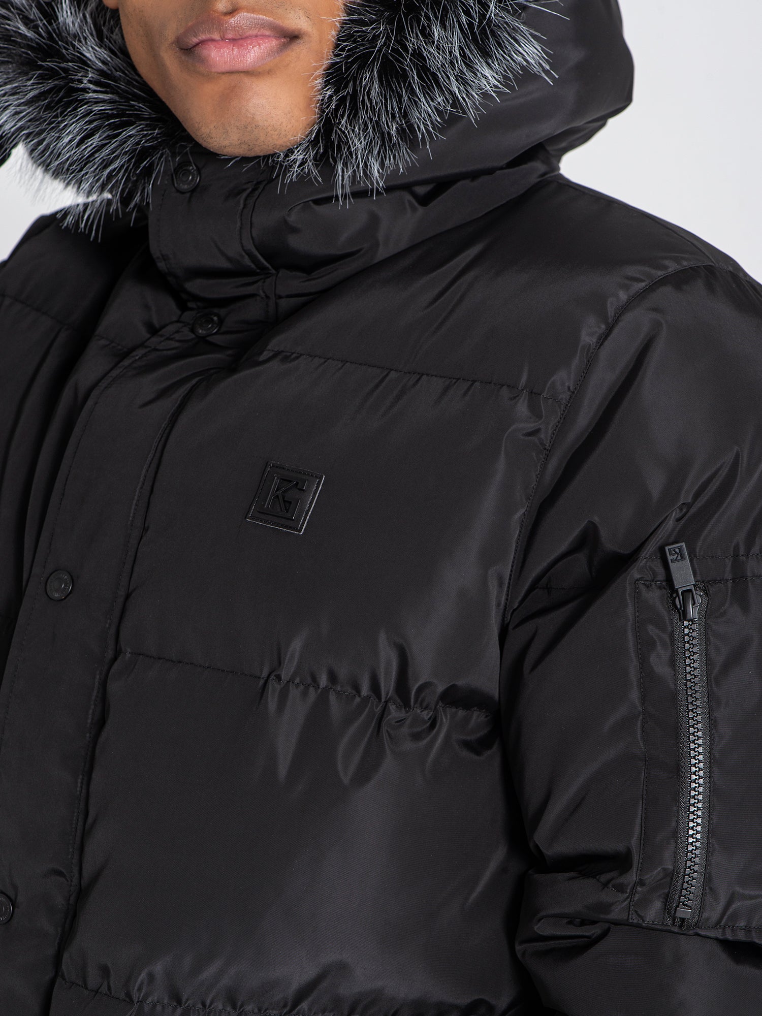 overcoats / Black Core Coat