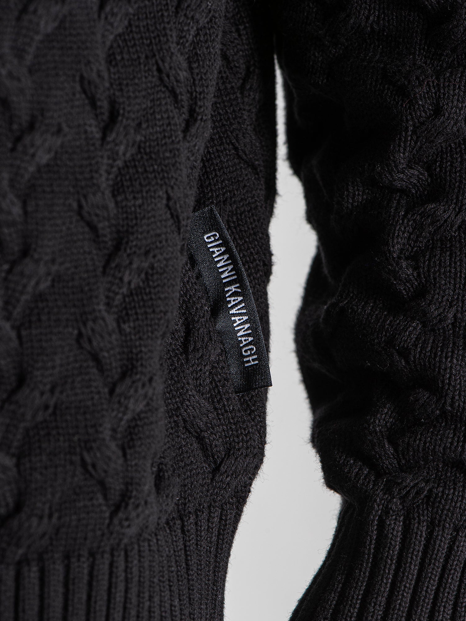 sweats / Black Snug Knit Sweat