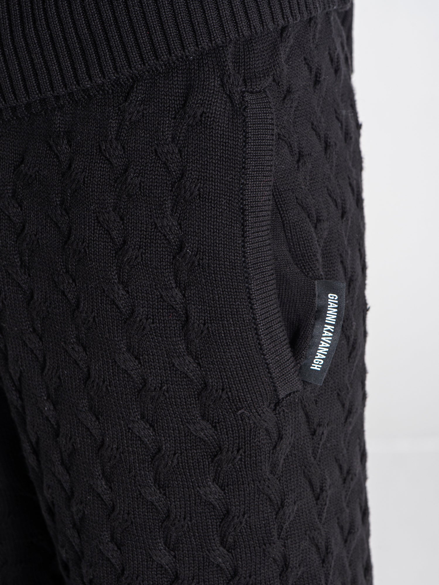 joggers / Black Snug Knit Joggers