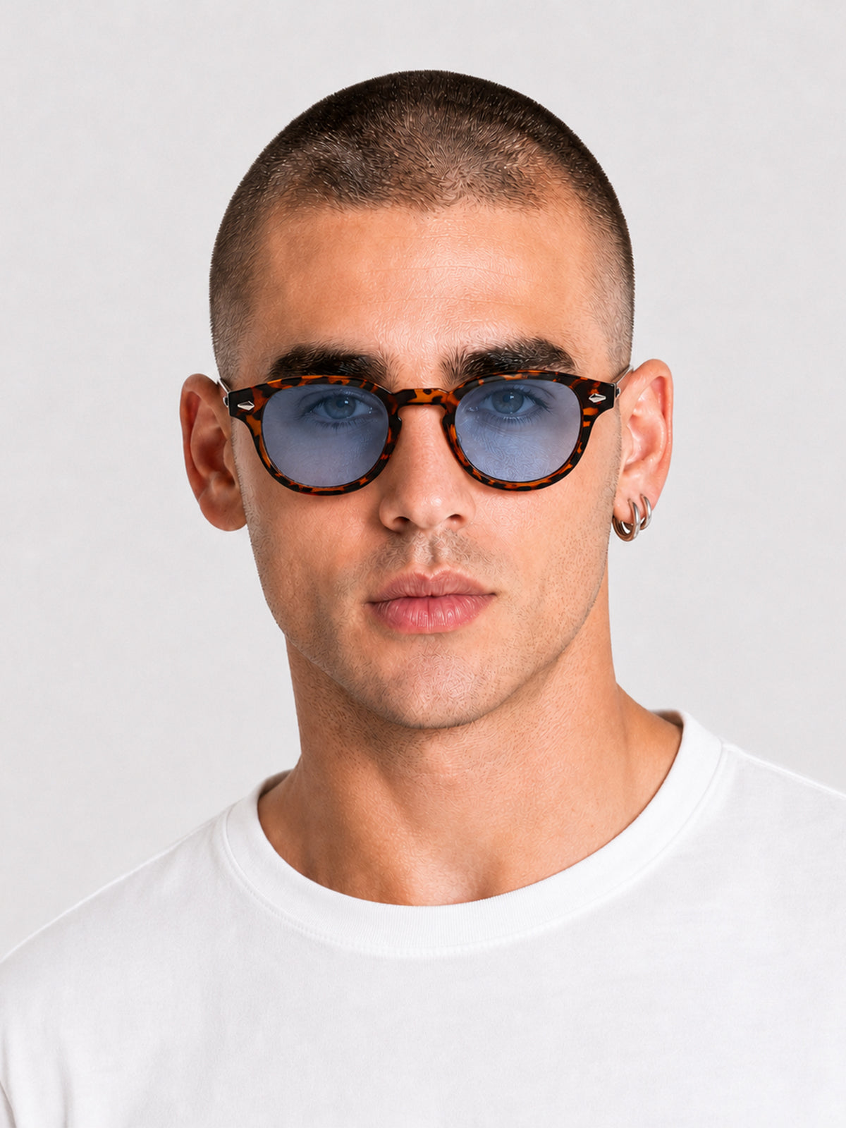 sunglasses / Light Blue Solan Turtoise Sunglasses