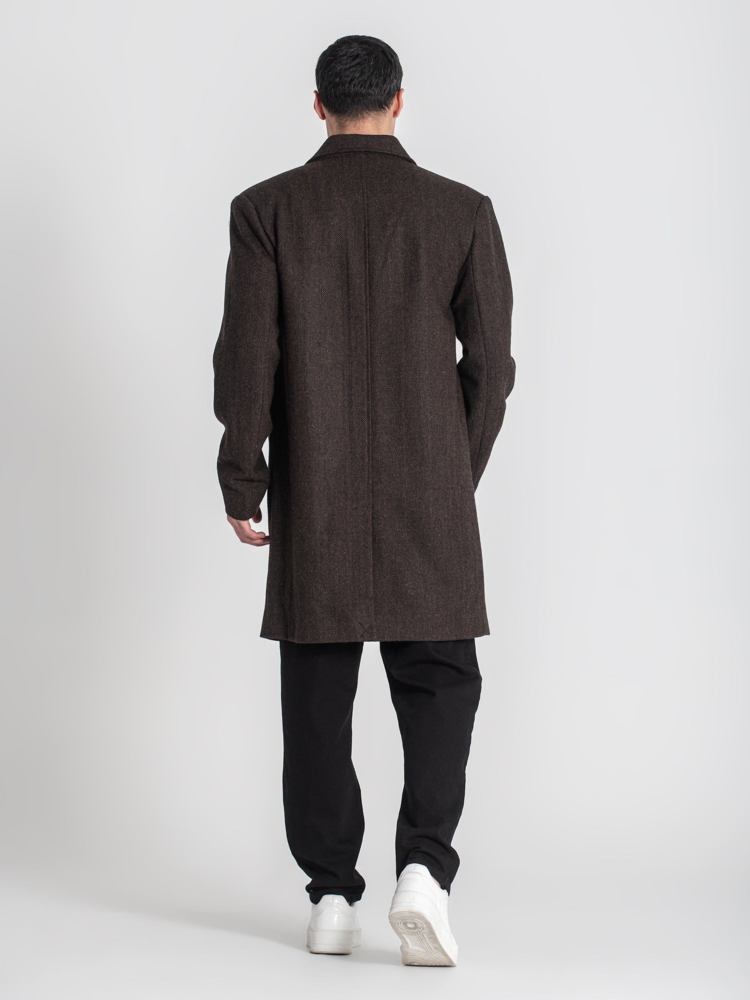 overcoats / Brown Oxford Coat
