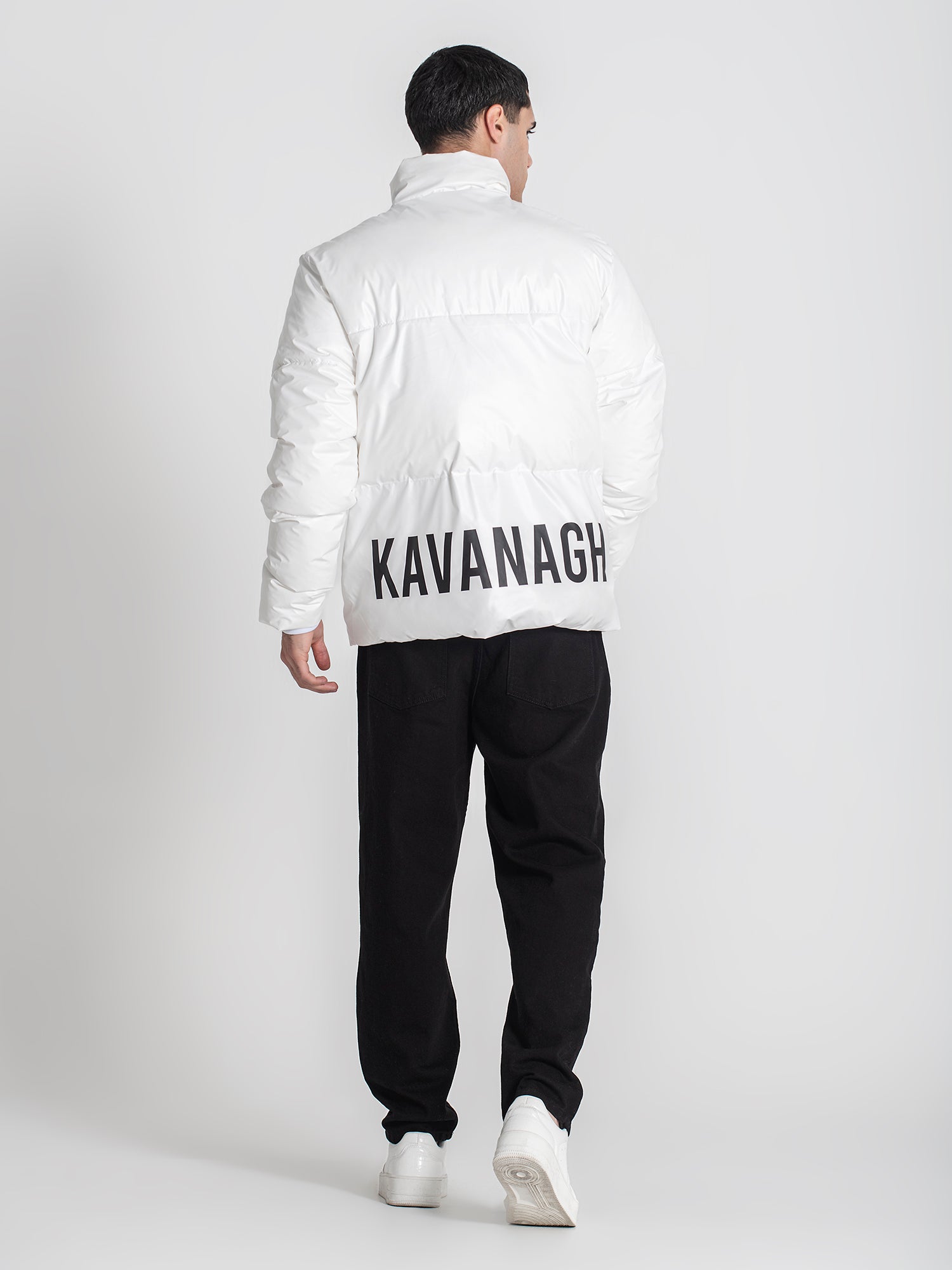 puffers / White Statement Puffer Jacket