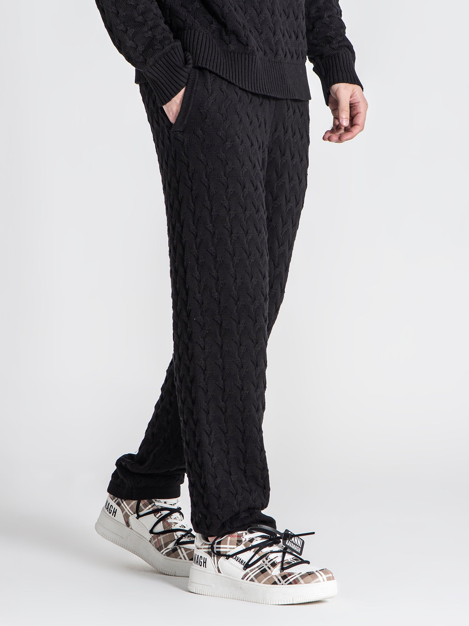 joggers / Black Snug Knit Joggers