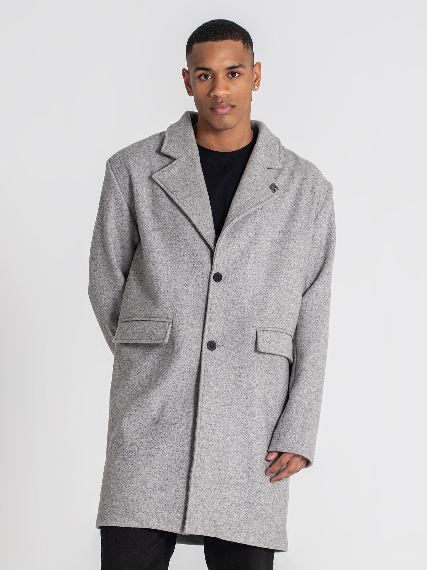 overcoats / Grey Oxford Coat