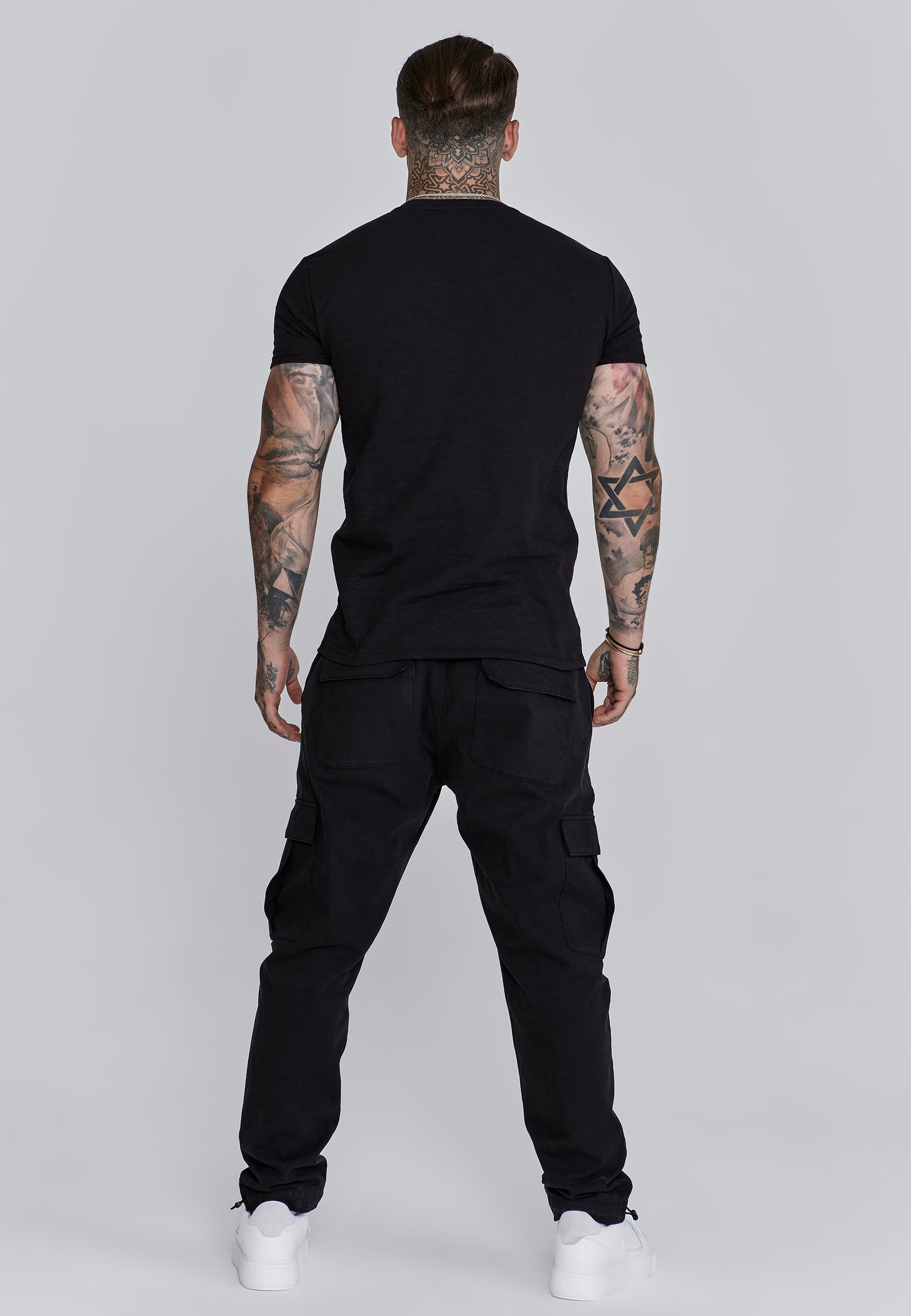 t-shirts / Black Relaxed Fit T-Shirt