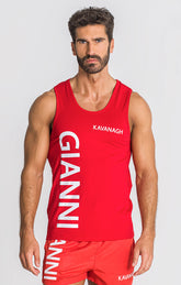 Red Dimension Tanktop