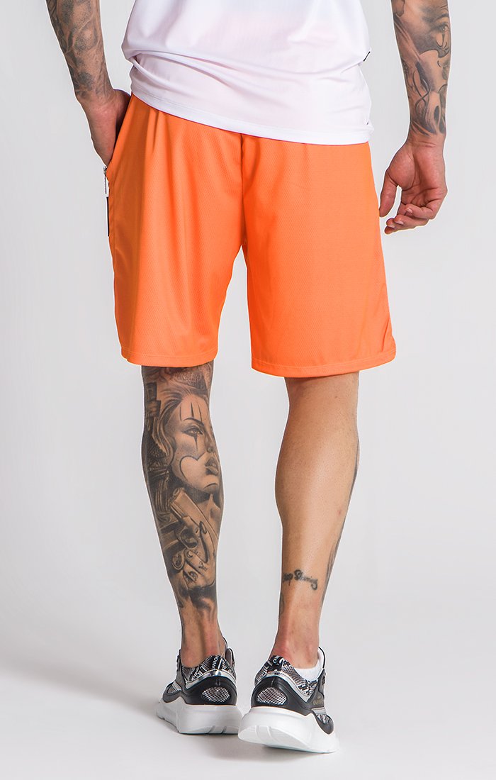 Pantalones Cortos Naranja Neón GK Play