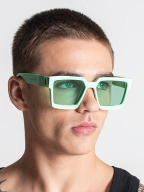 Green Fashionista Sunglasses