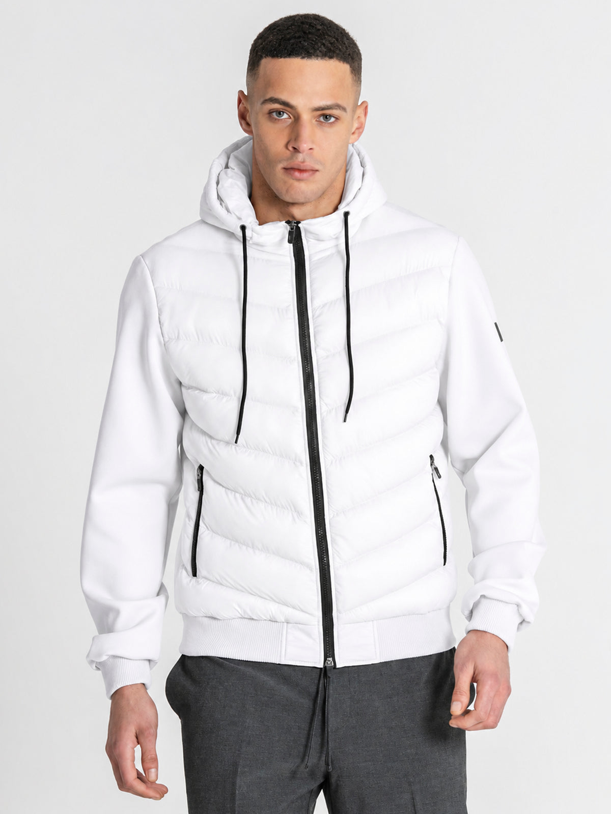 Casaco Hoodie Branco Aero
