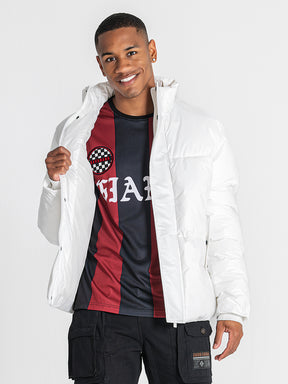 puffers / White Statement Puffer Jacket