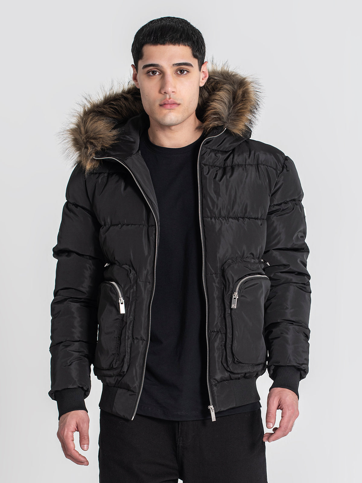 puffers / Black Utility Puffer Jacket