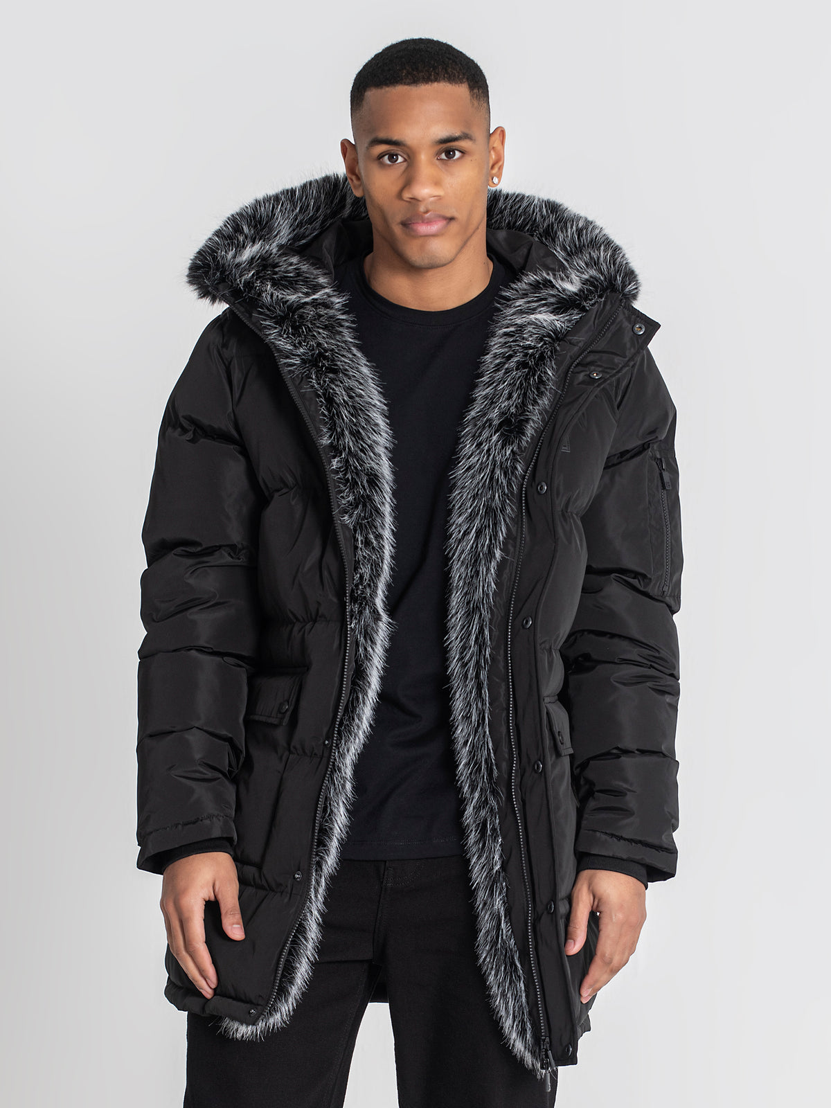 overcoats / Black Core Coat