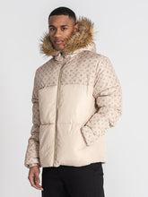 puffers / Beige Logomania Puffer Jacket (Defective)