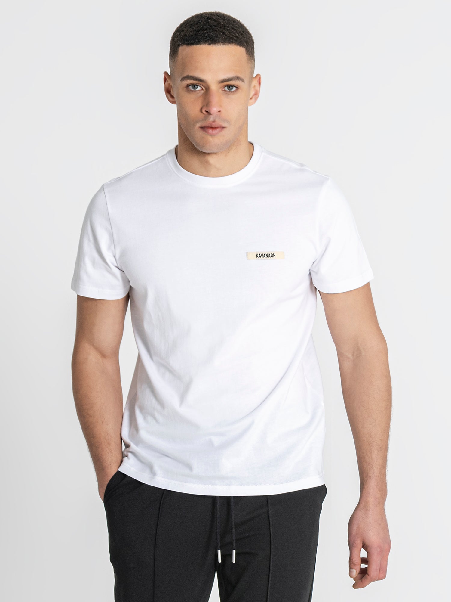 White GK Tape Tee
