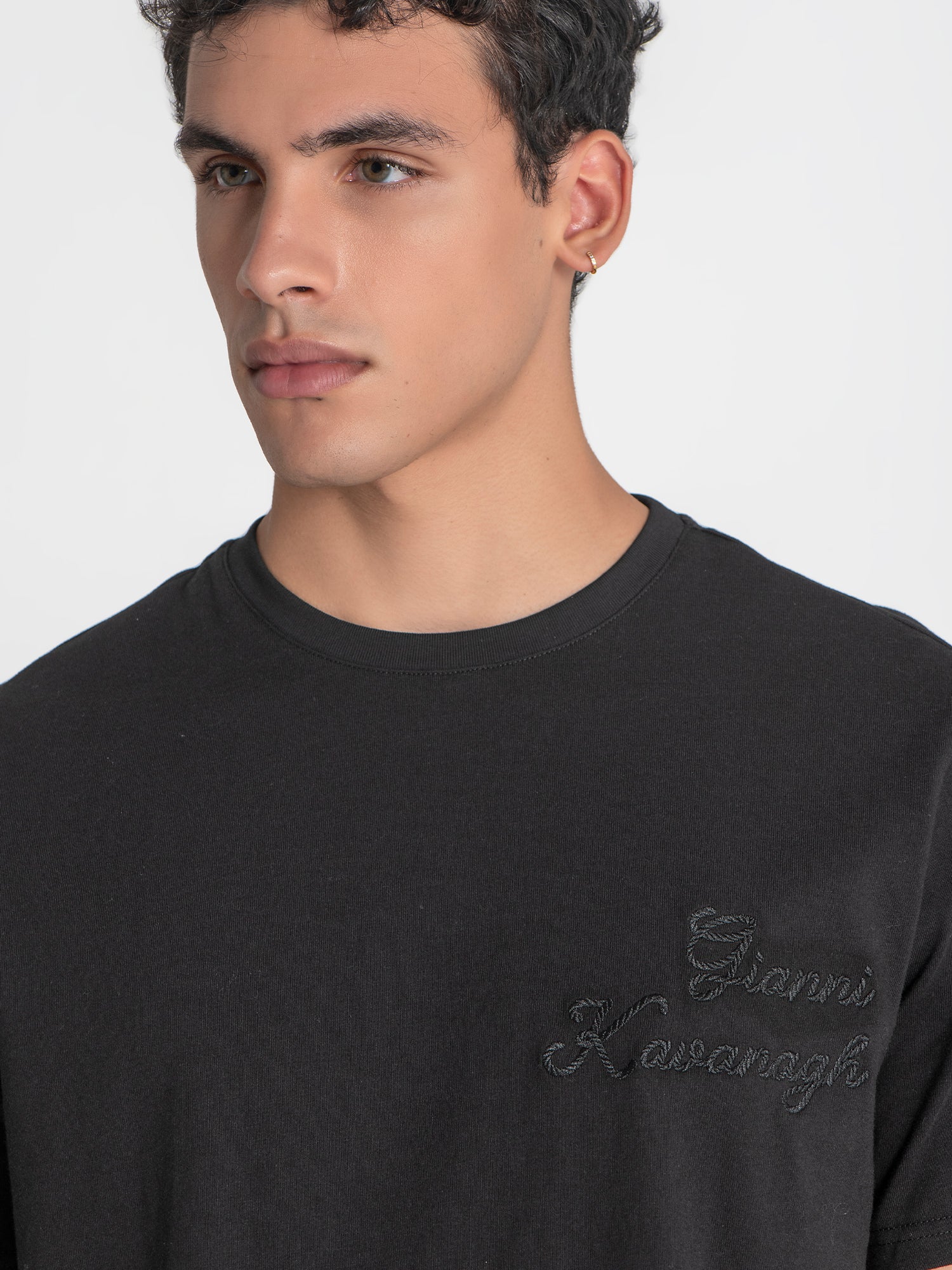 t-shirts / Black Handwritten Tee