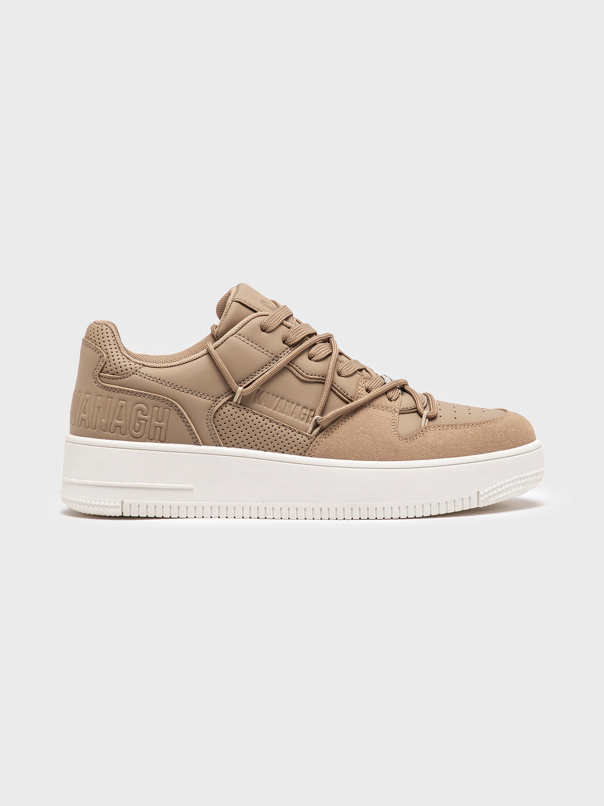 sneakers / Taupe Wrapped Sneakers