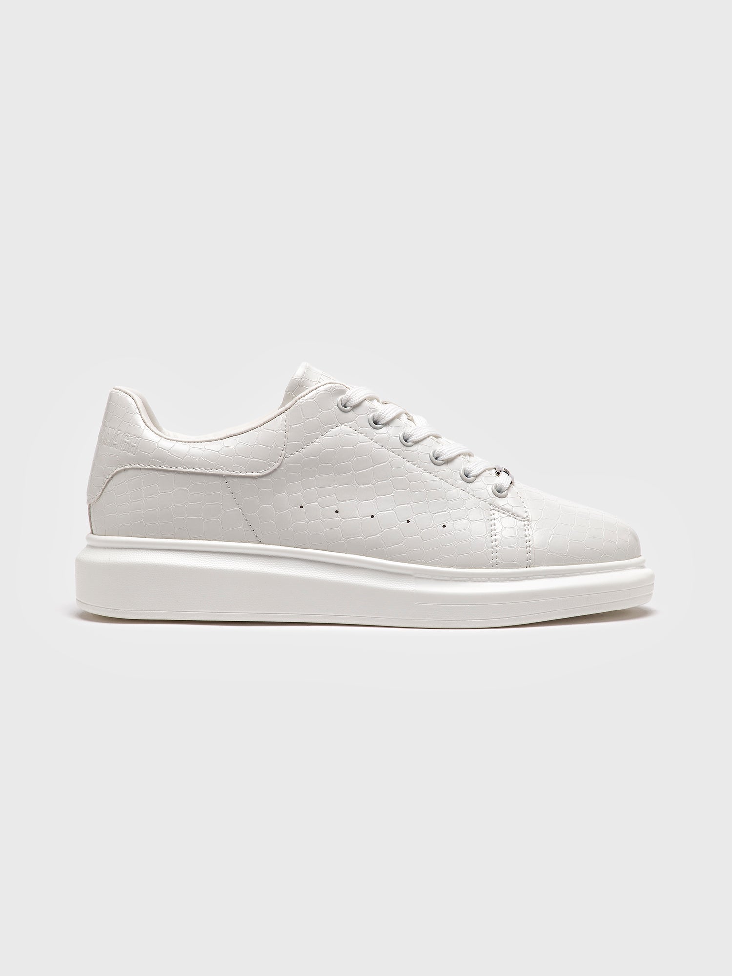White Elevated Sneakers
