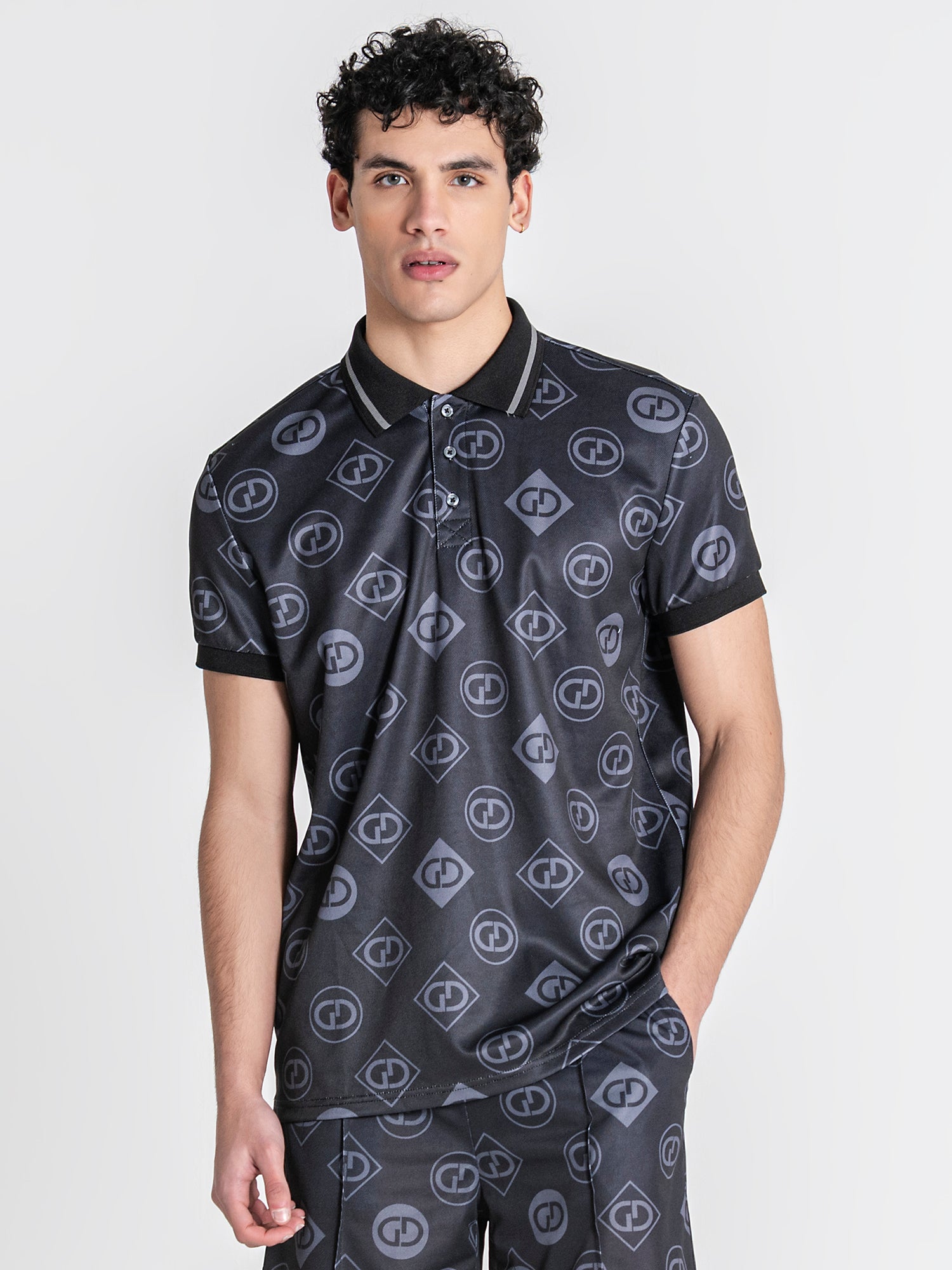 Black GG Polo
