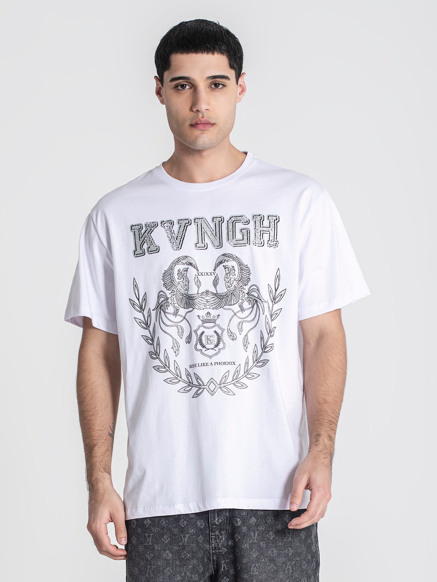 White Phoenix Oversized Tee