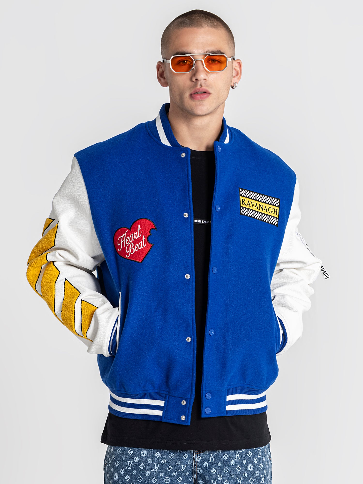 bombers / Blue Grumpy Duck Bomber Jacket