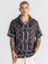 shirts / Brown Piazza Satin Shirt