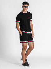 t-shirts / Black Striped GK Knit Set