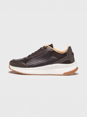 sneakers / Brown Tangled Sneakers