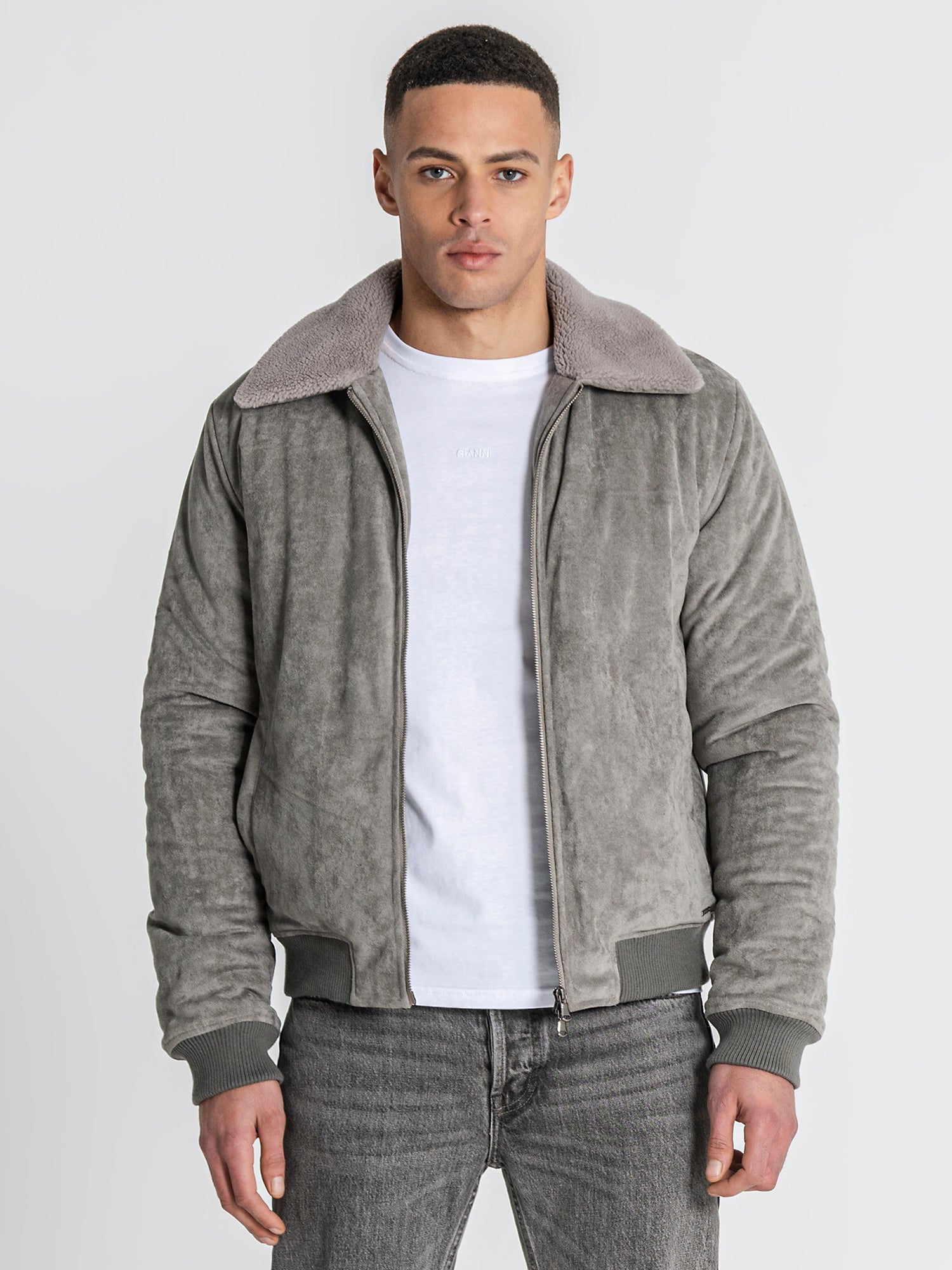 jackets / Grey Timeless Aviator Jacket
