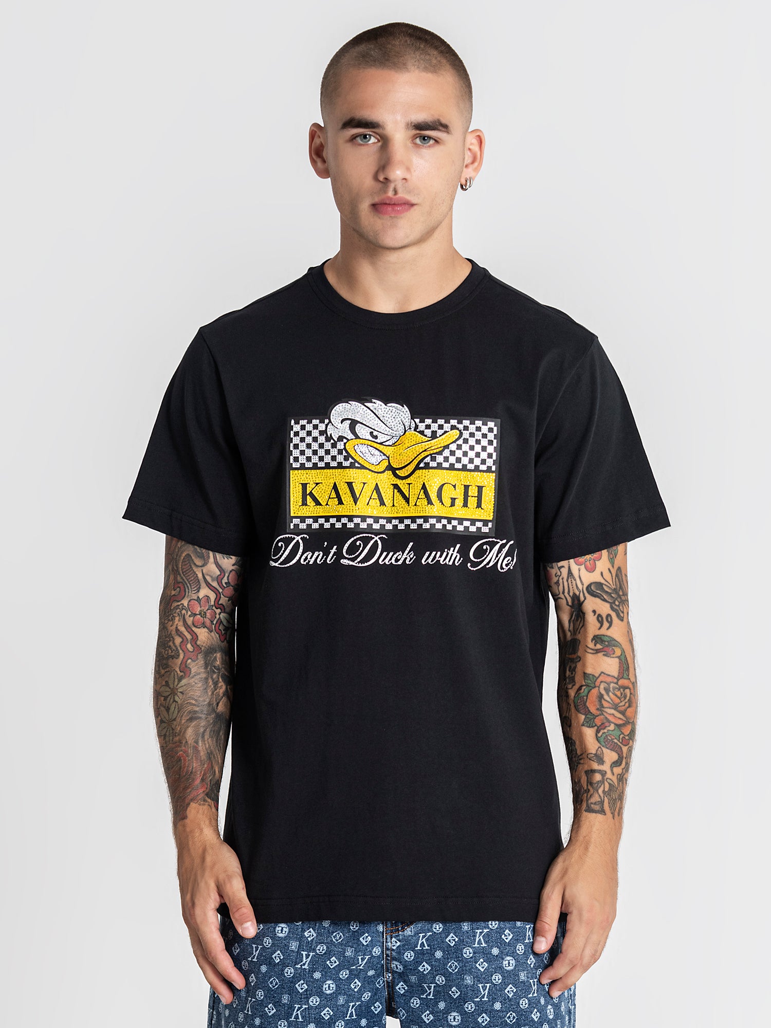 Black Grumpy Duck Tee