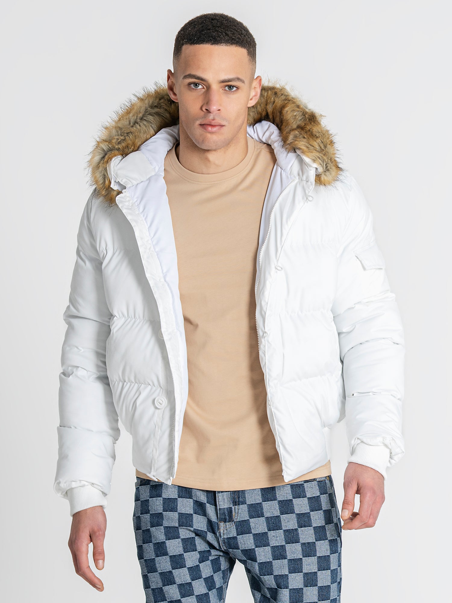 White Smart Puffer Jacket