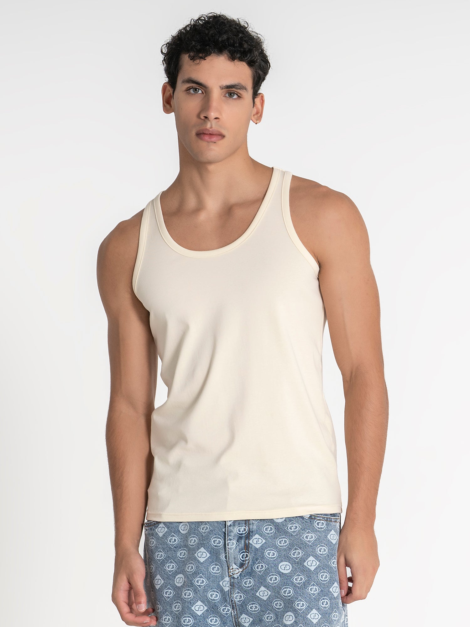 tank tops / Beige Essence GG Tanktop