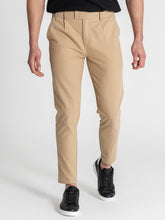 pants / Taupe Pleated Chino Pants
