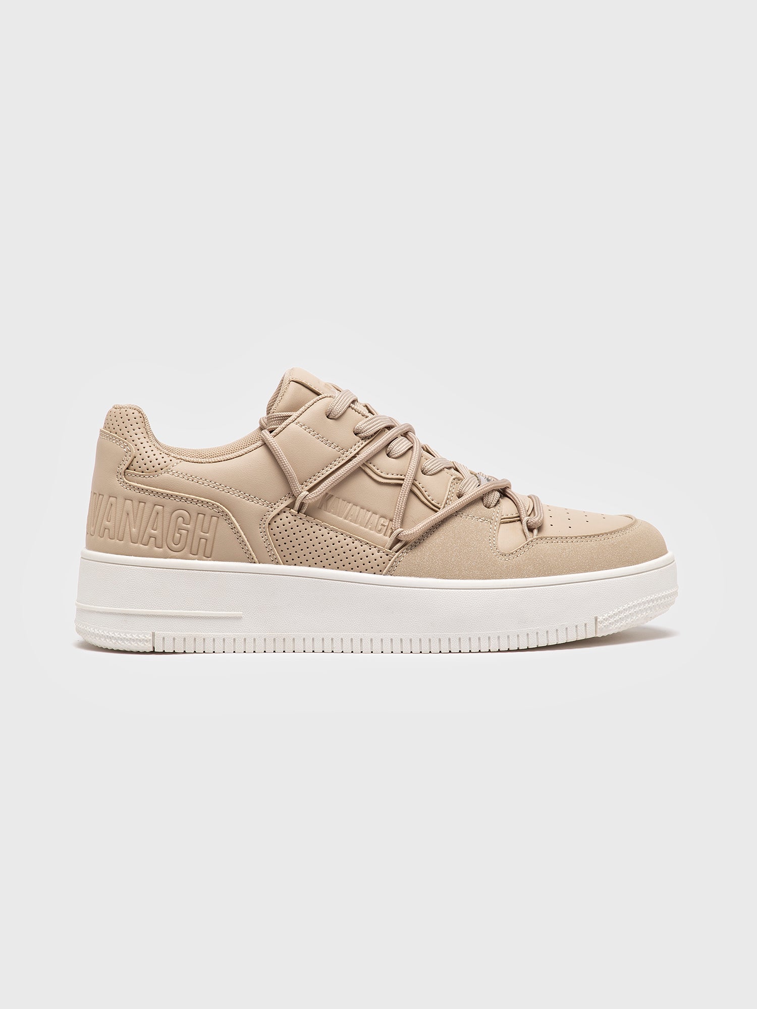 Beige Wrapped Sneakers