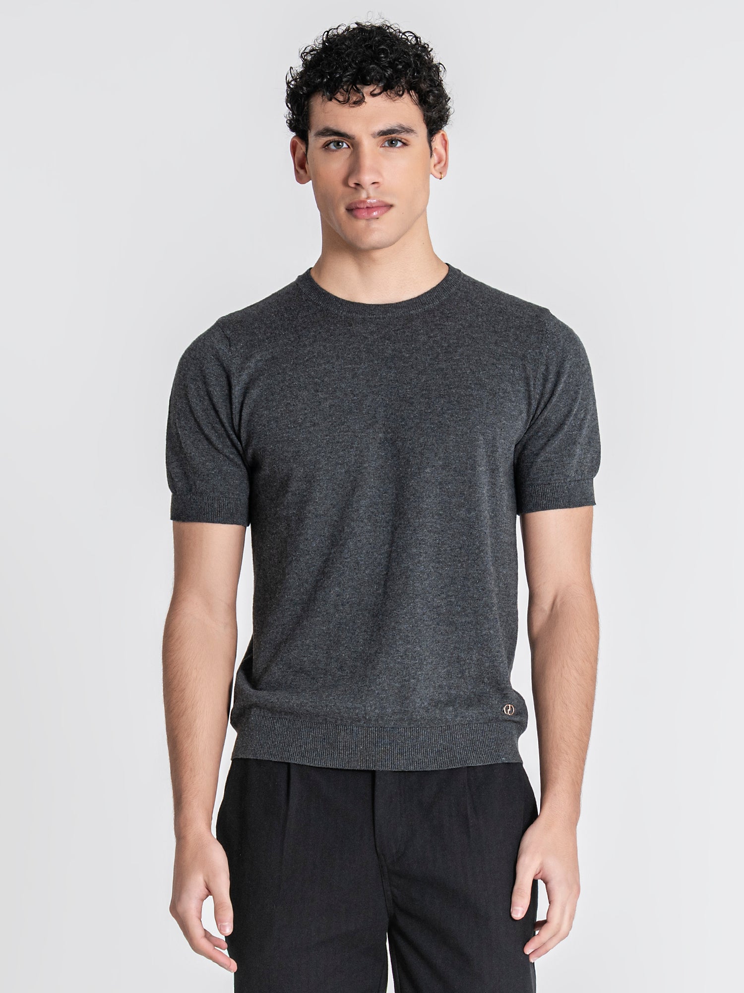 t-shirts / Grey Soft Knit Tee