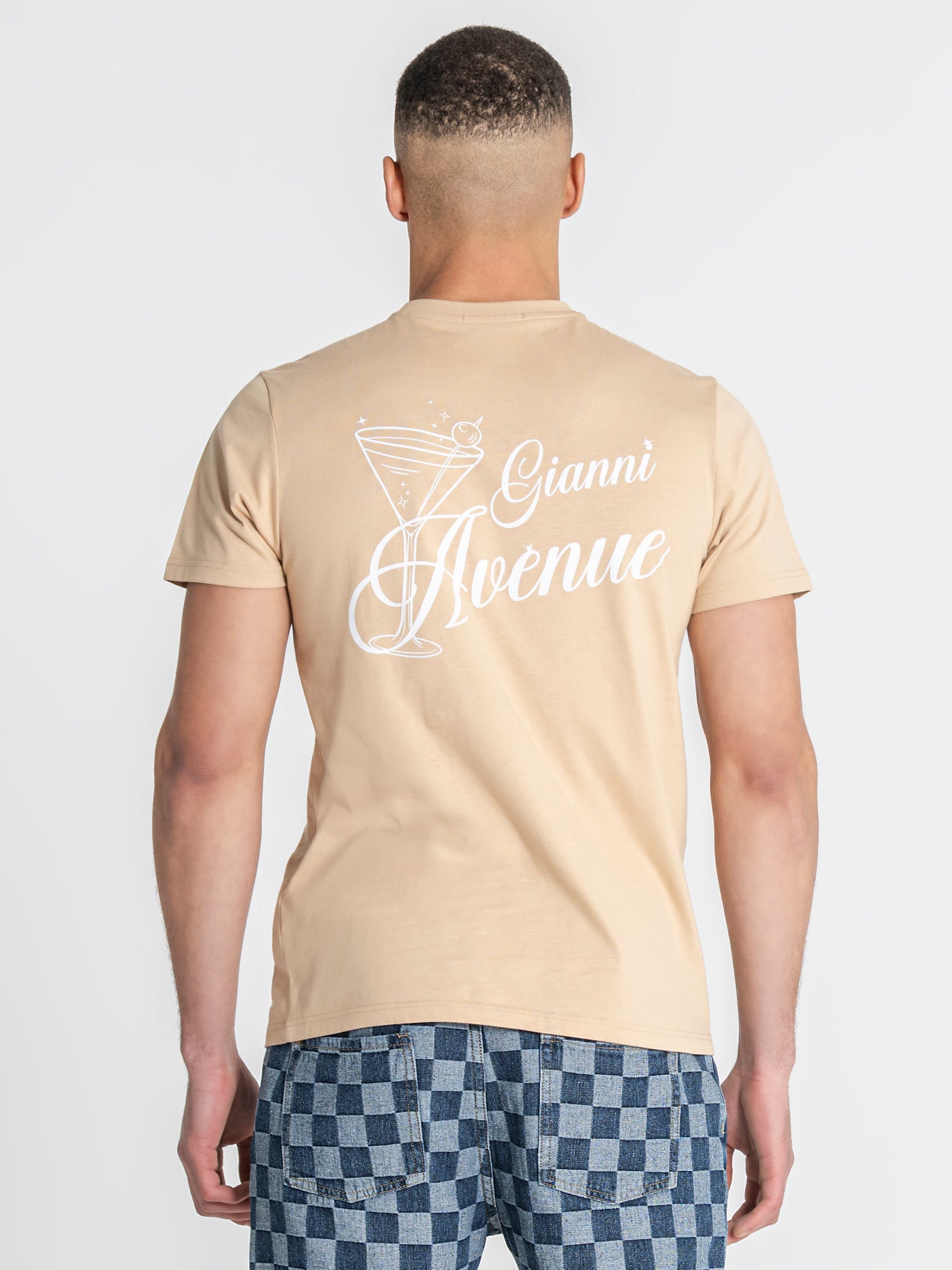 Beige GK Avenue Tee