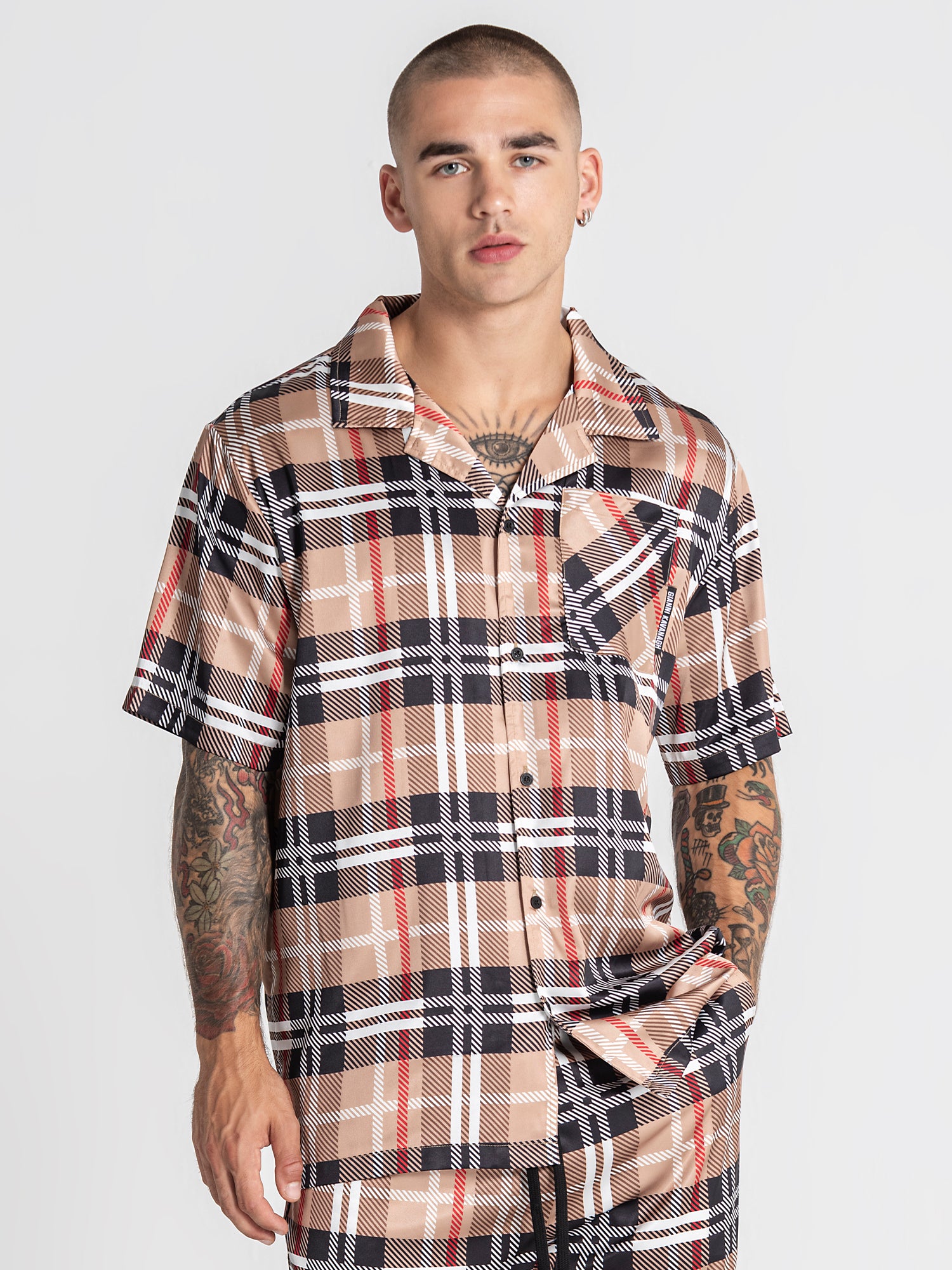 shirts / Multicolor British Satin Shirt