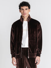 zip jackets / Brown GK Tape Zip Jacket