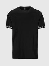 t-shirts / Black Script Elastic Tee