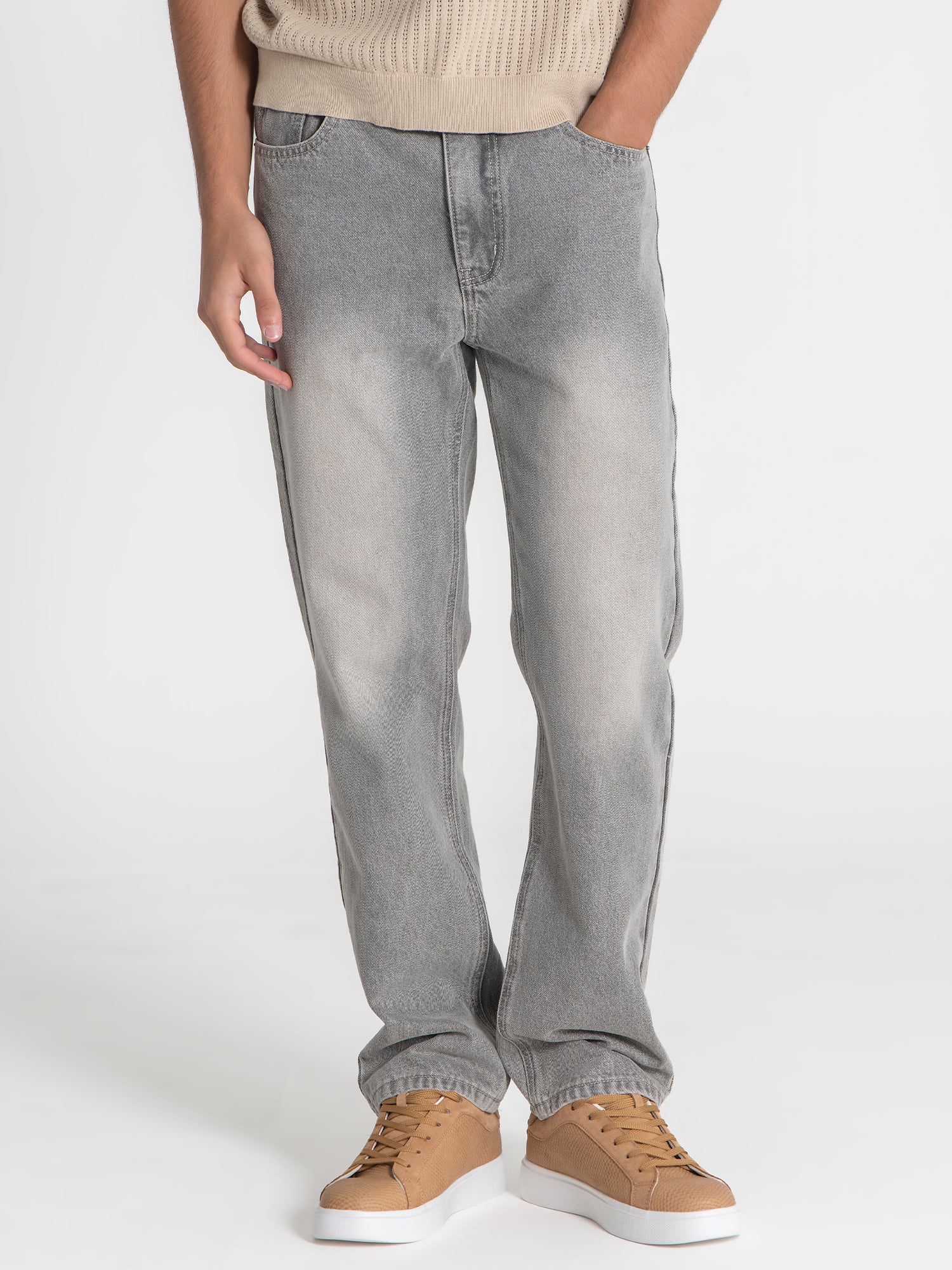 Grey Wash Jeans