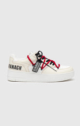 Beige Wrapped Sneakers