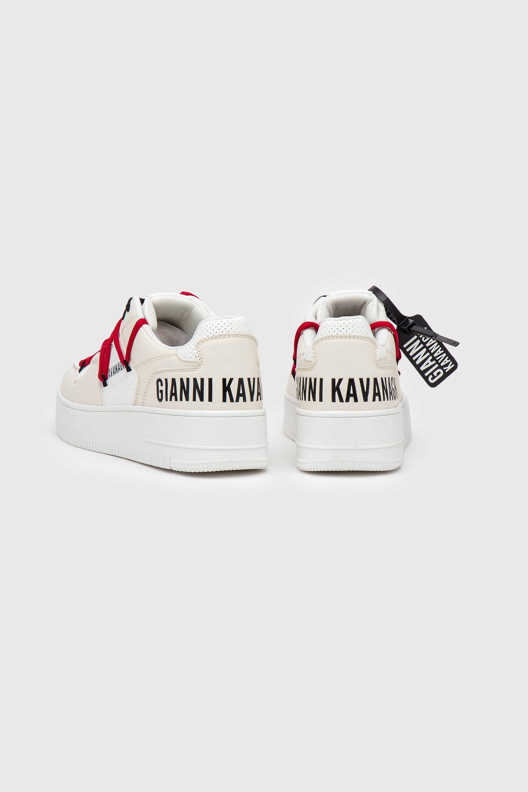 Beige Wrapped Sneakers