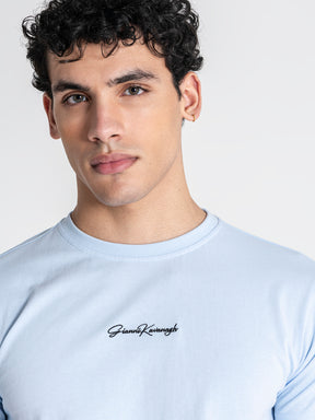t-shirts / Light Blue Signature Tee