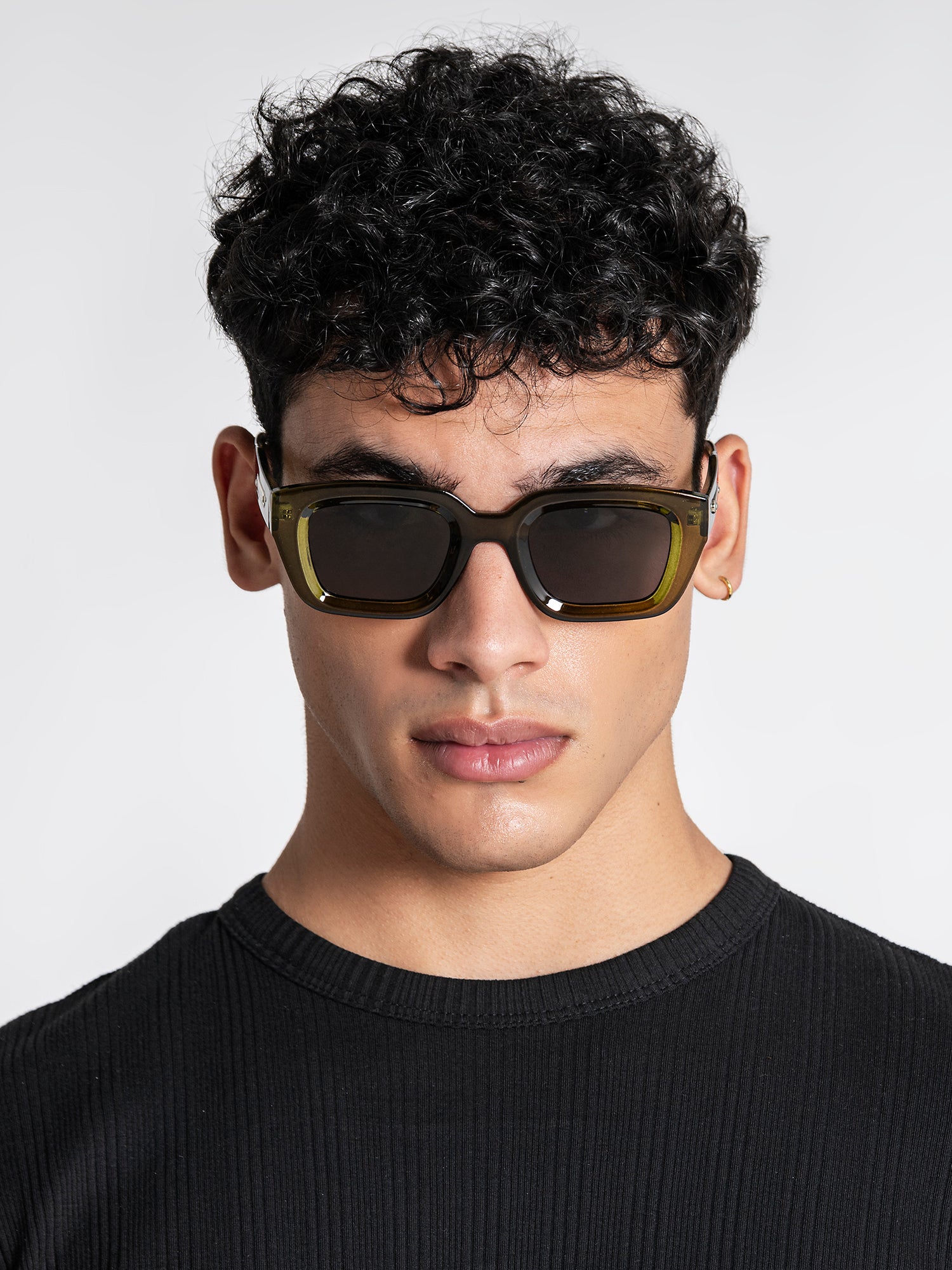 Green Bold Sunglasses