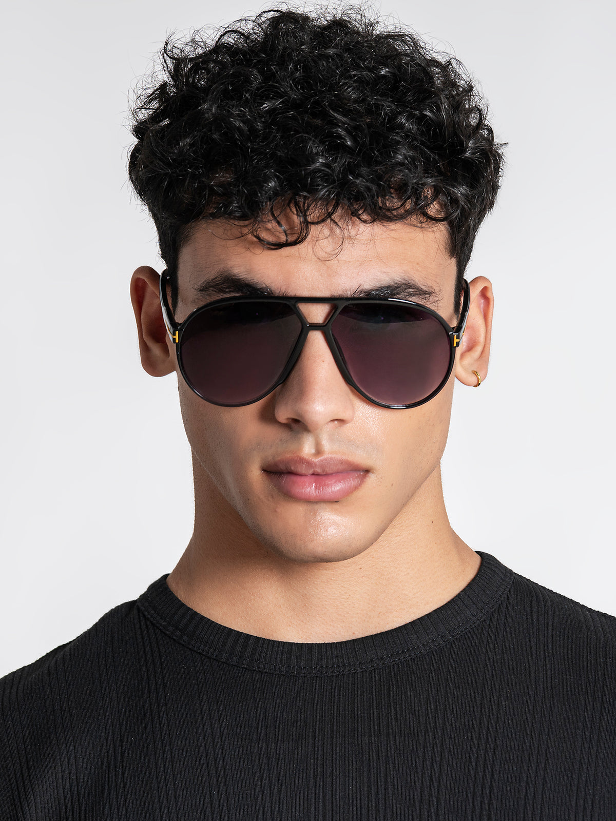 sunglasses / Purple Aviator Sunglasses